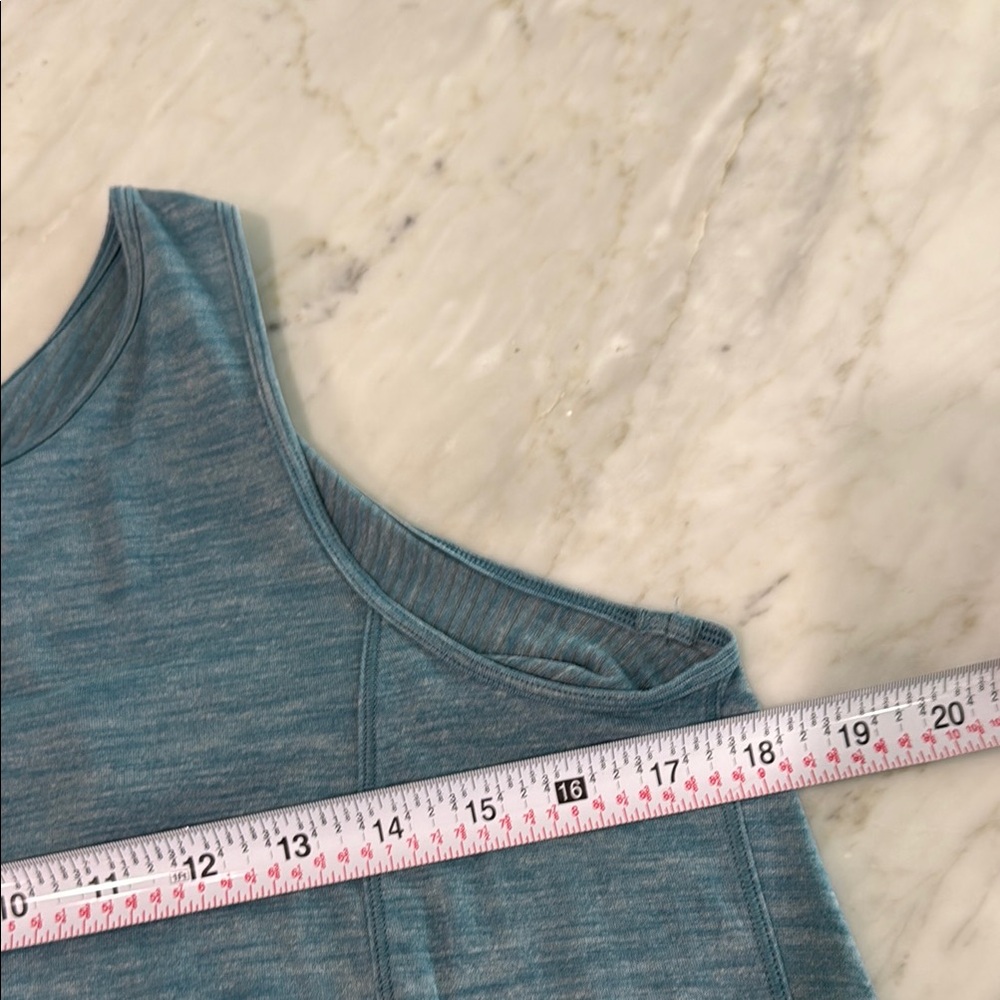 Lululemon Heathered Blue Low Key Tank - Picture 8 of 9
